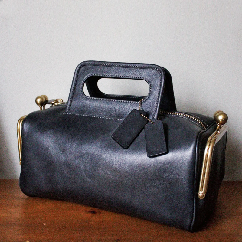 Luxury Bags Entry - Box Double Entry Satchel Bags For