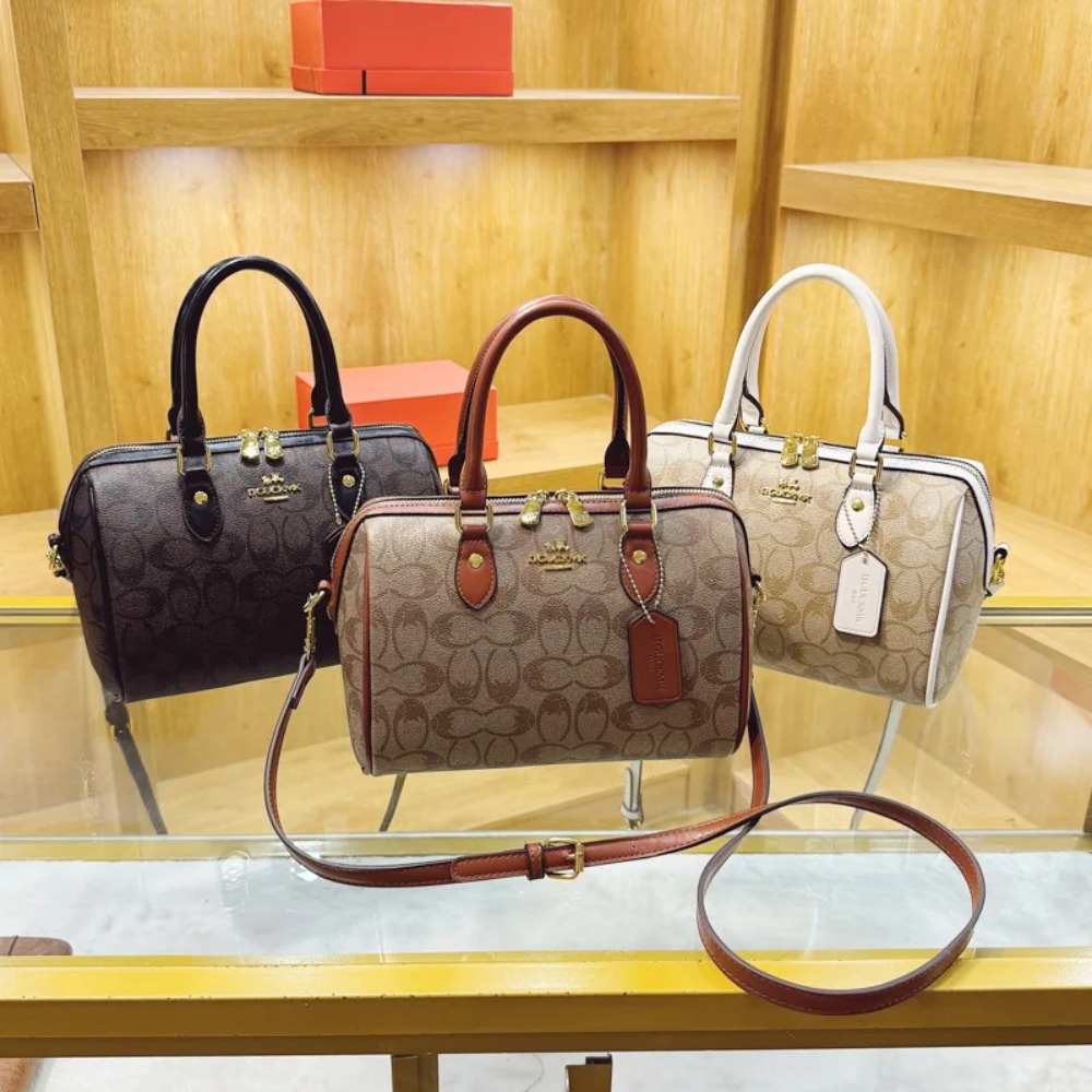 Luxury Bags Dior - 2026 Versatile PU Fashion Retro Printed