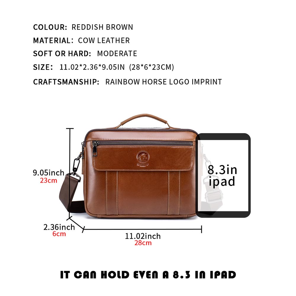 New men's mini crossbody bag,  - Key Holder Leather Pouch avaliação e preço