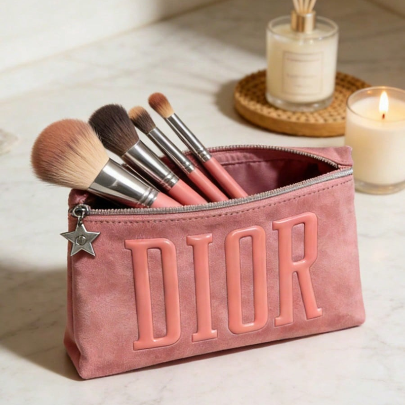 Dior’s Bag Pink Velvet Cosmeti - Luxury Bags Dior avaliação e preço