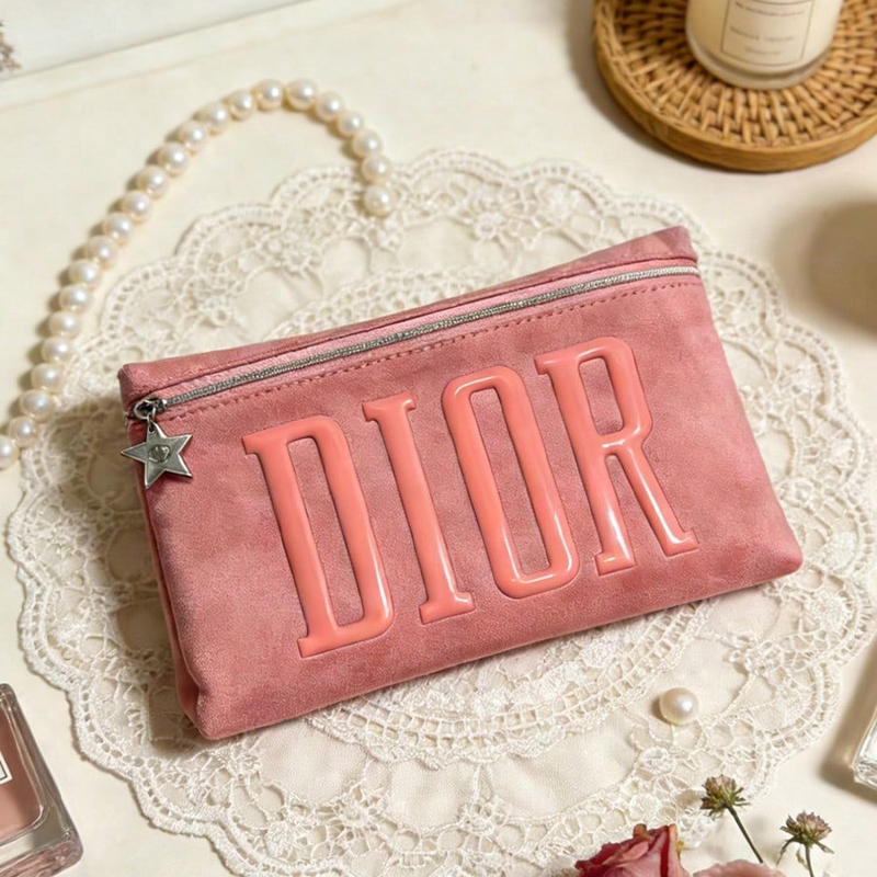 Dior’s Bag Pink Velvet Cosmeti - Luxury Bags Dior avaliação e preço