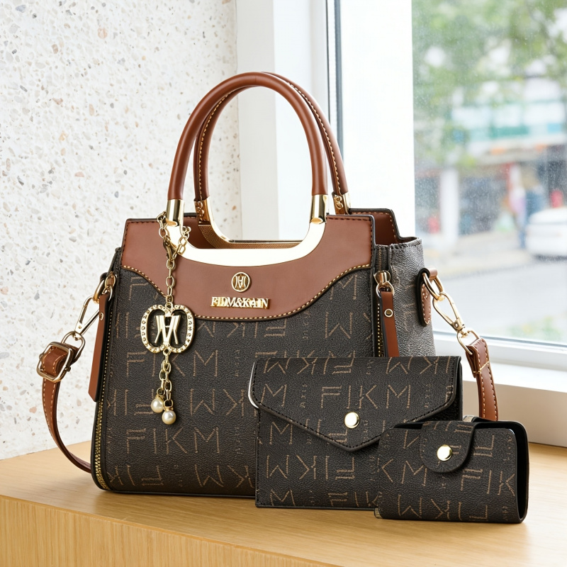 3-piece set of light luxury hi - Luxury Bags With Zipper avaliação e preço