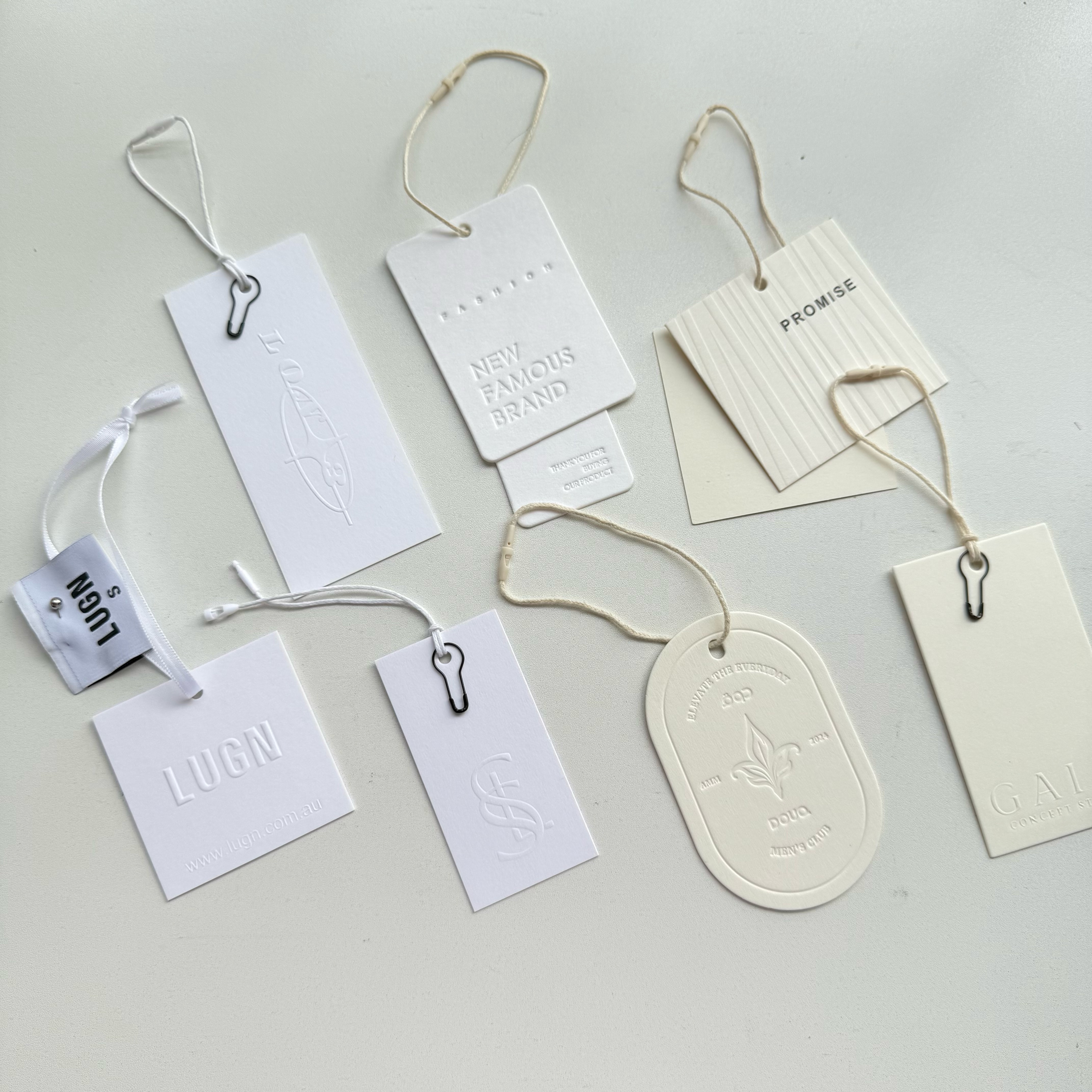 High End Embossed Logo Hang Ta - Luxury Bags Price avaliação e preço