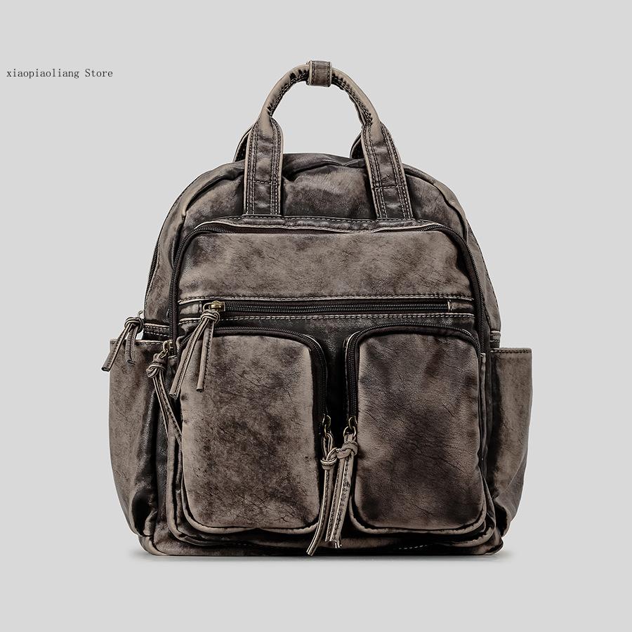 Luxury Soft Washed Pu Leather  - Luxury Bags With Zipper avaliação e preço