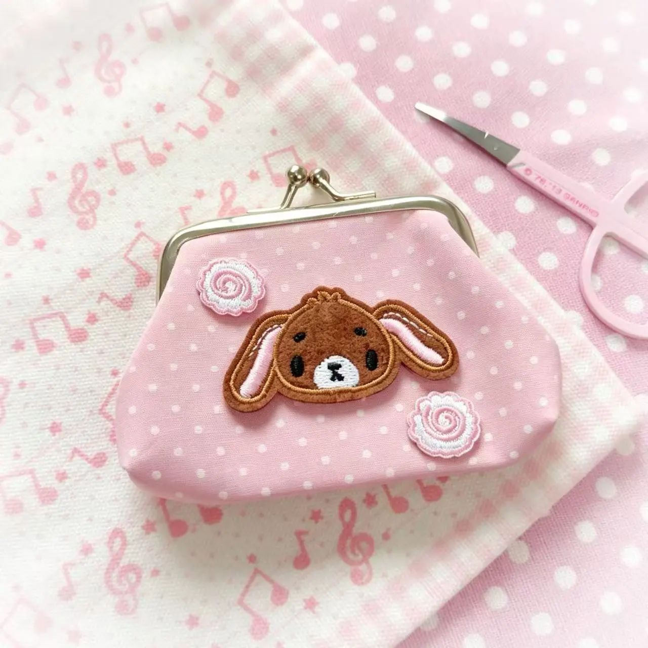Sanrio Sugar Bunnies Mini Coin - Key Holder Leather Pouch avaliação e preço