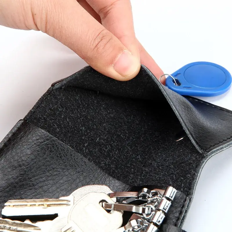 New Genuine Leather Keychain M - Key Holder Leather Pouch avaliação e preço