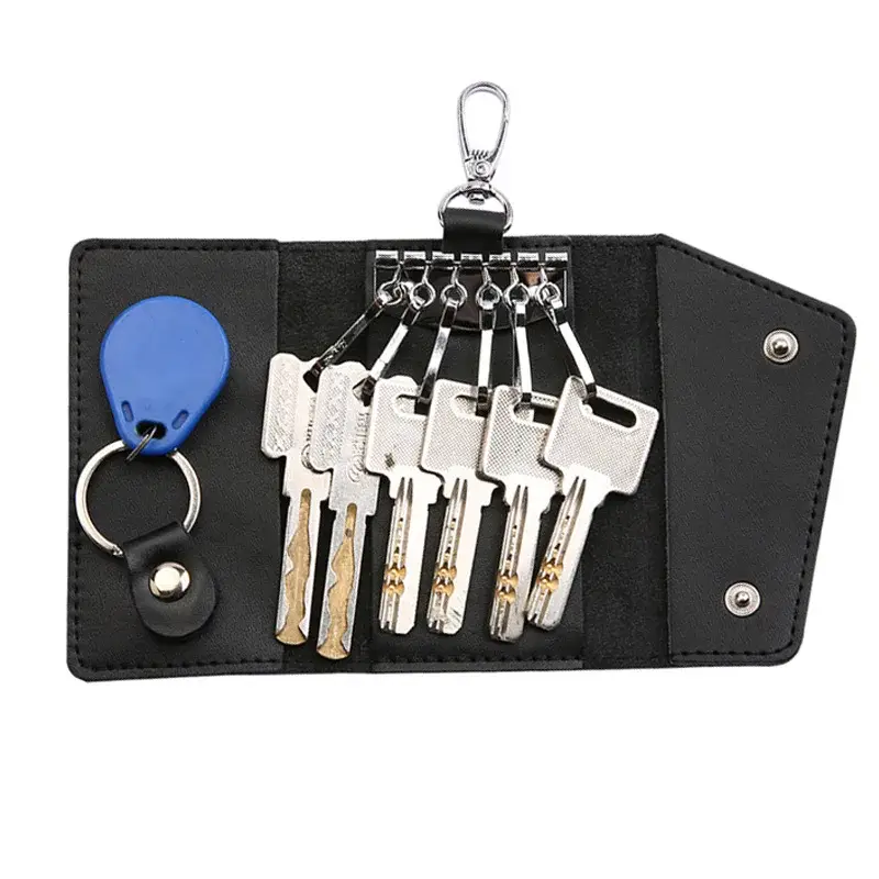 New Genuine Leather Keychain M - Key Holder Leather Pouch avaliação e preço