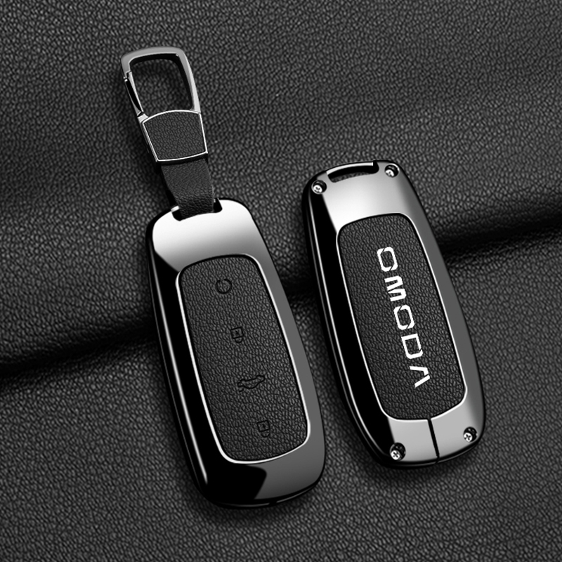 Car Zinc Alloy Leather Remote  - Key Holder Leather Pouch avaliação e preço