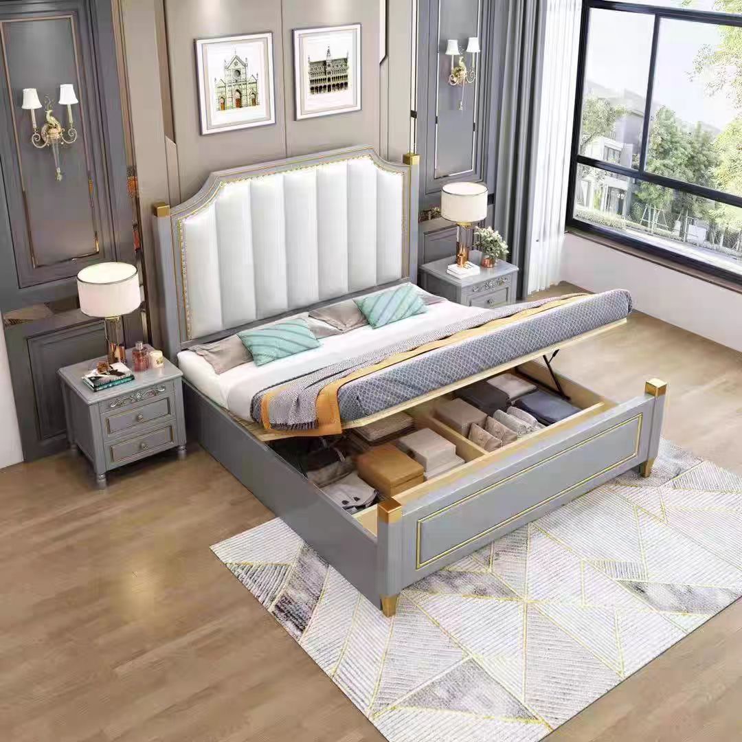 @#Modern European Wood Bed Fac - Luxury Bags Price avaliação e preço