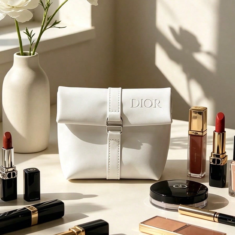 Dior’s Bag White Cosmetic Bag  - Luxury Bags Dior avaliação e preço