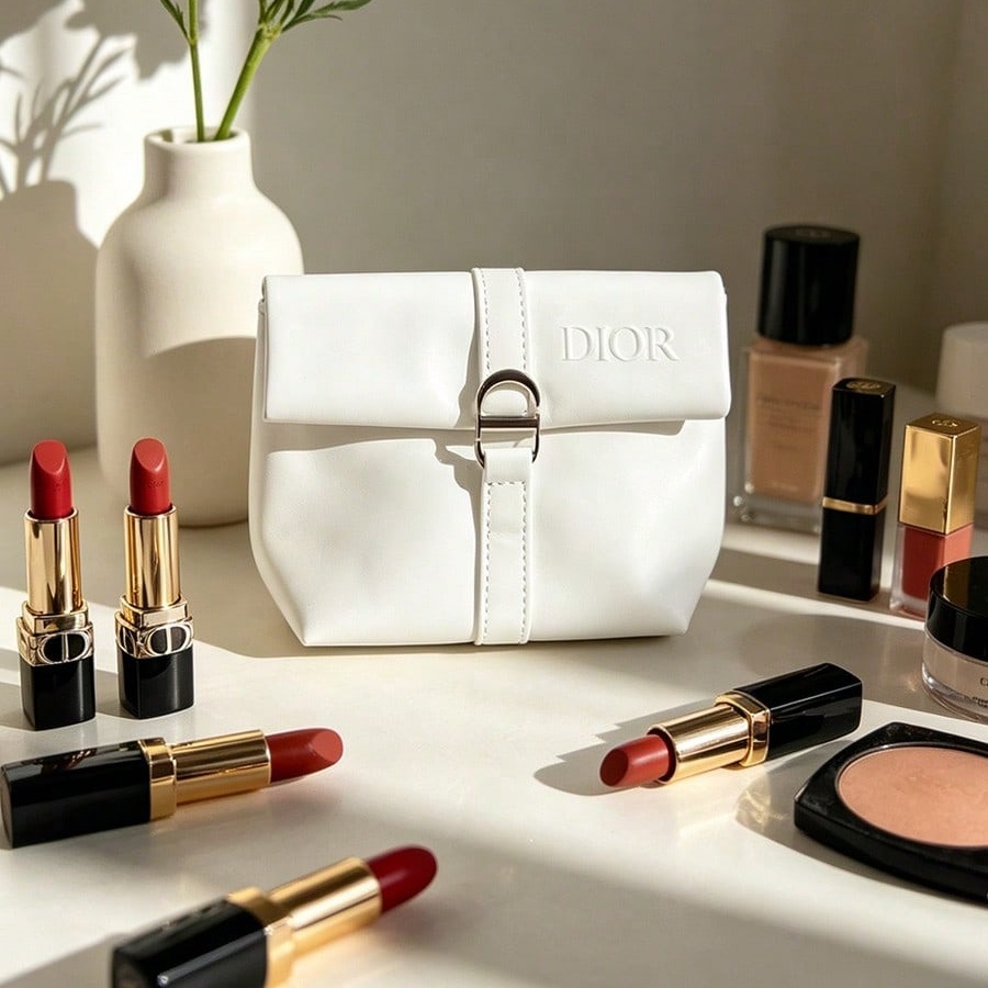 Dior’s Bag White Cosmetic Bag  - Luxury Bags Dior avaliação e preço