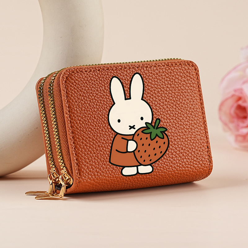 Kawaii Miffys Rabbit Short Wal - Key Holder Leather Pouch avaliação e preço