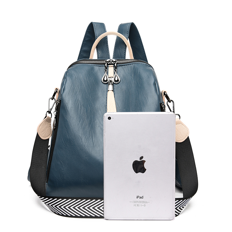 Fashion Backpack Women Soft Le - Key Holder Leather Pouch avaliação e preço