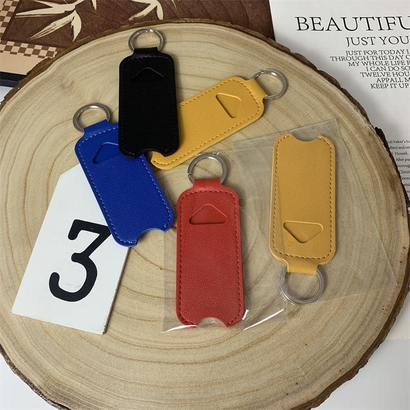 Holder Portable Lip Balm Bottl - Key Holder Leather Pouch avaliação e preço