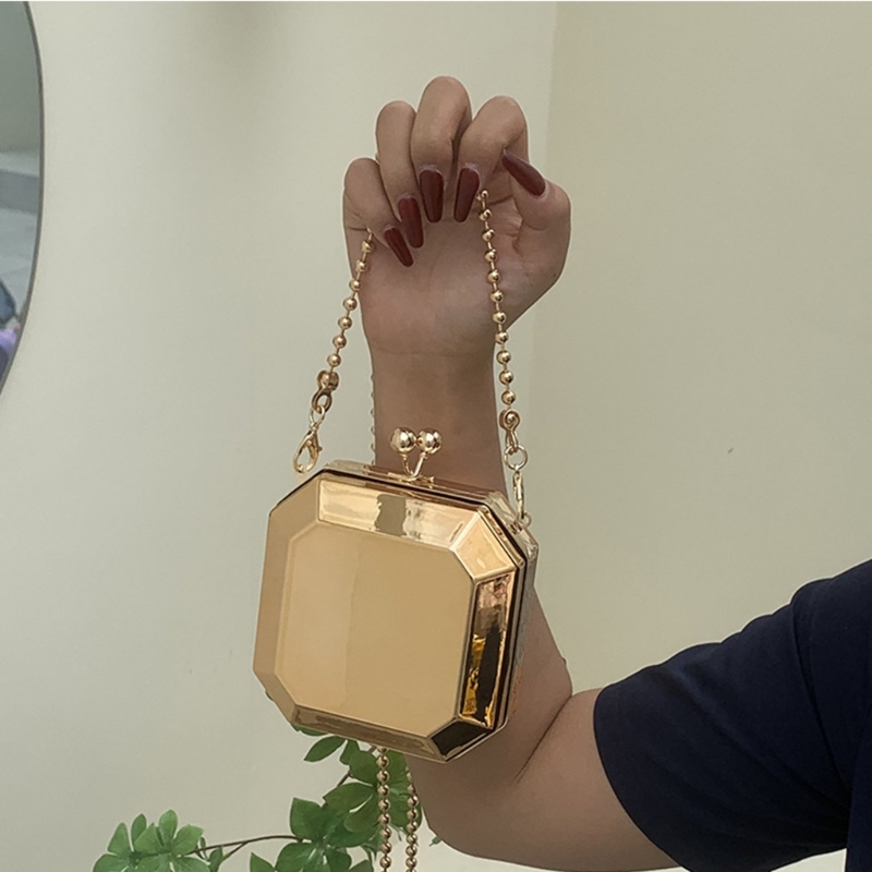 Mini Luxury Gold Party Evening - Luxury Bags With Zipper avaliação e preço