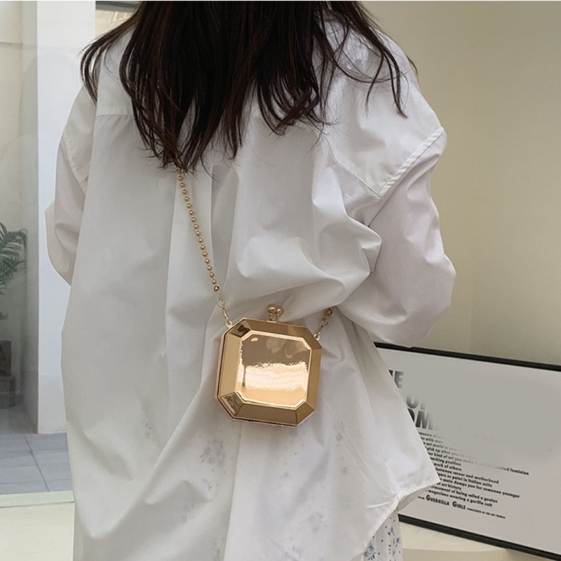 Mini Luxury Gold Party Evening - Luxury Bags With Zipper avaliação e preço
