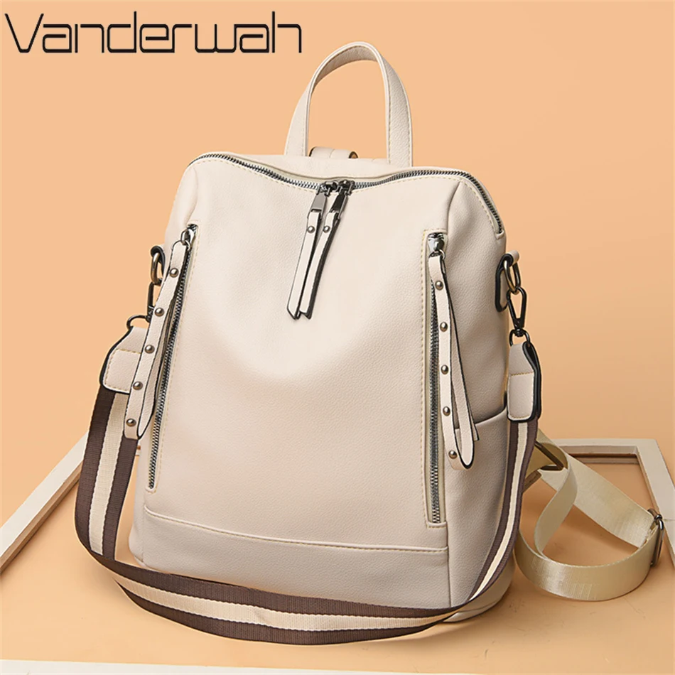 Brand Luxury Backpacks Soft Le - Luxury Bags With Zipper avaliação e preço