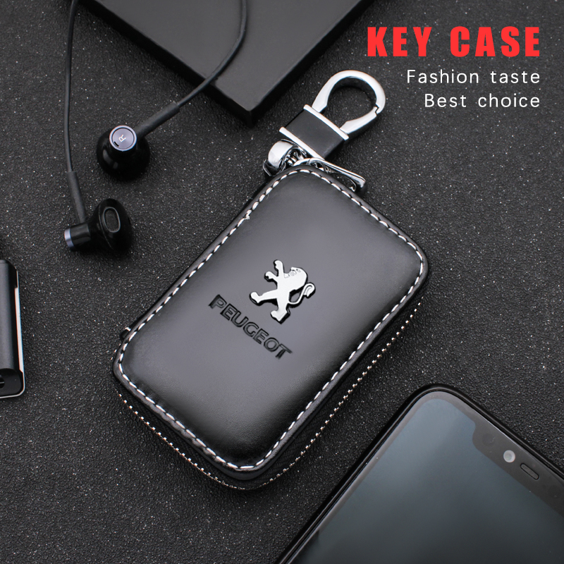 Car Key Case Leather Fashion B - Key Holder Leather Pouch avaliação e preço