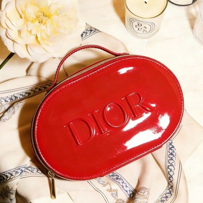 Dior’s Bag Red Cosmetic Bag Lu - Luxury Bags Dior avaliação e preço