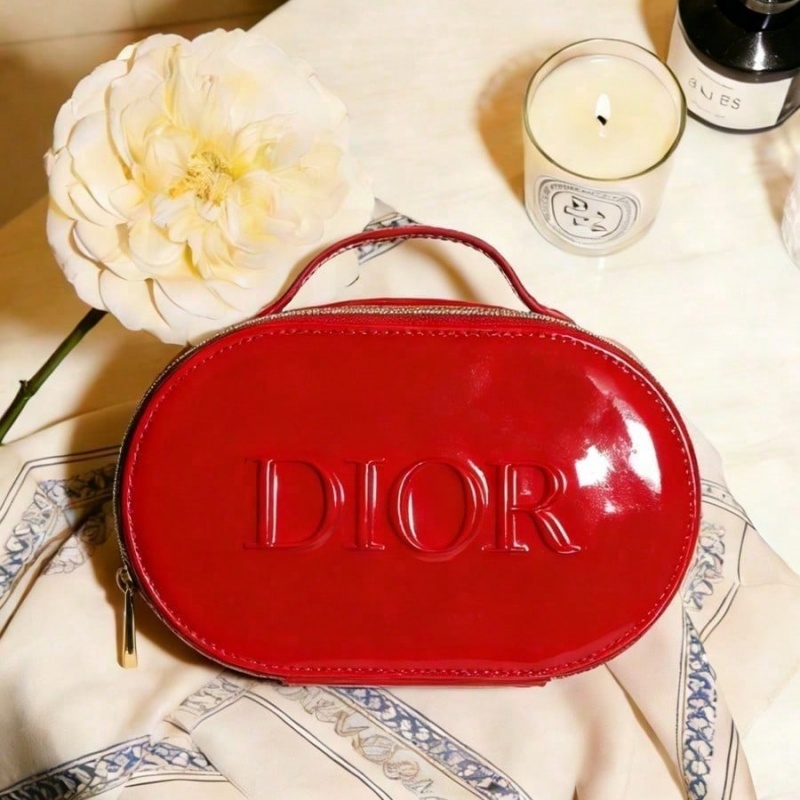 Dior’s Bag Red Cosmetic Bag Lu - Luxury Bags Dior avaliação e preço