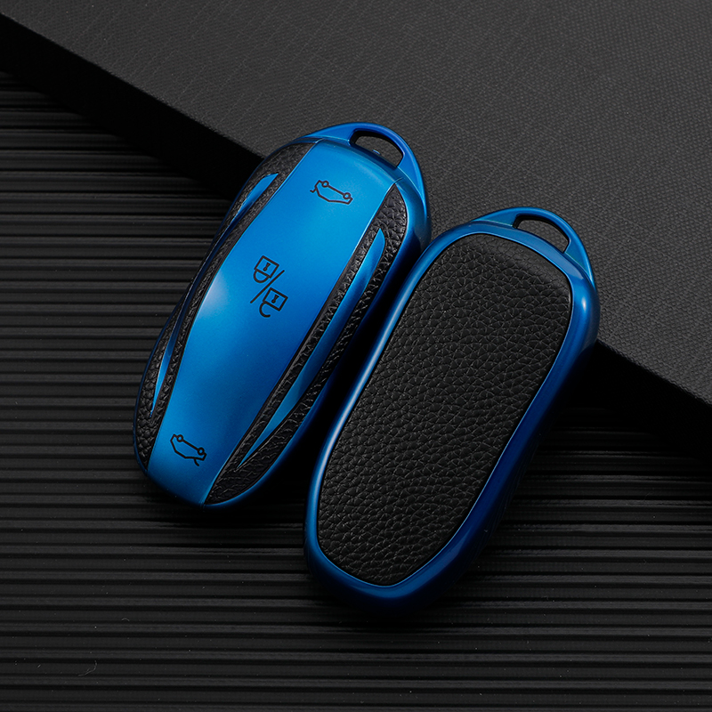 Leather TPU Car Smart Key Cove - Key Holder Leather Pouch avaliação e preço