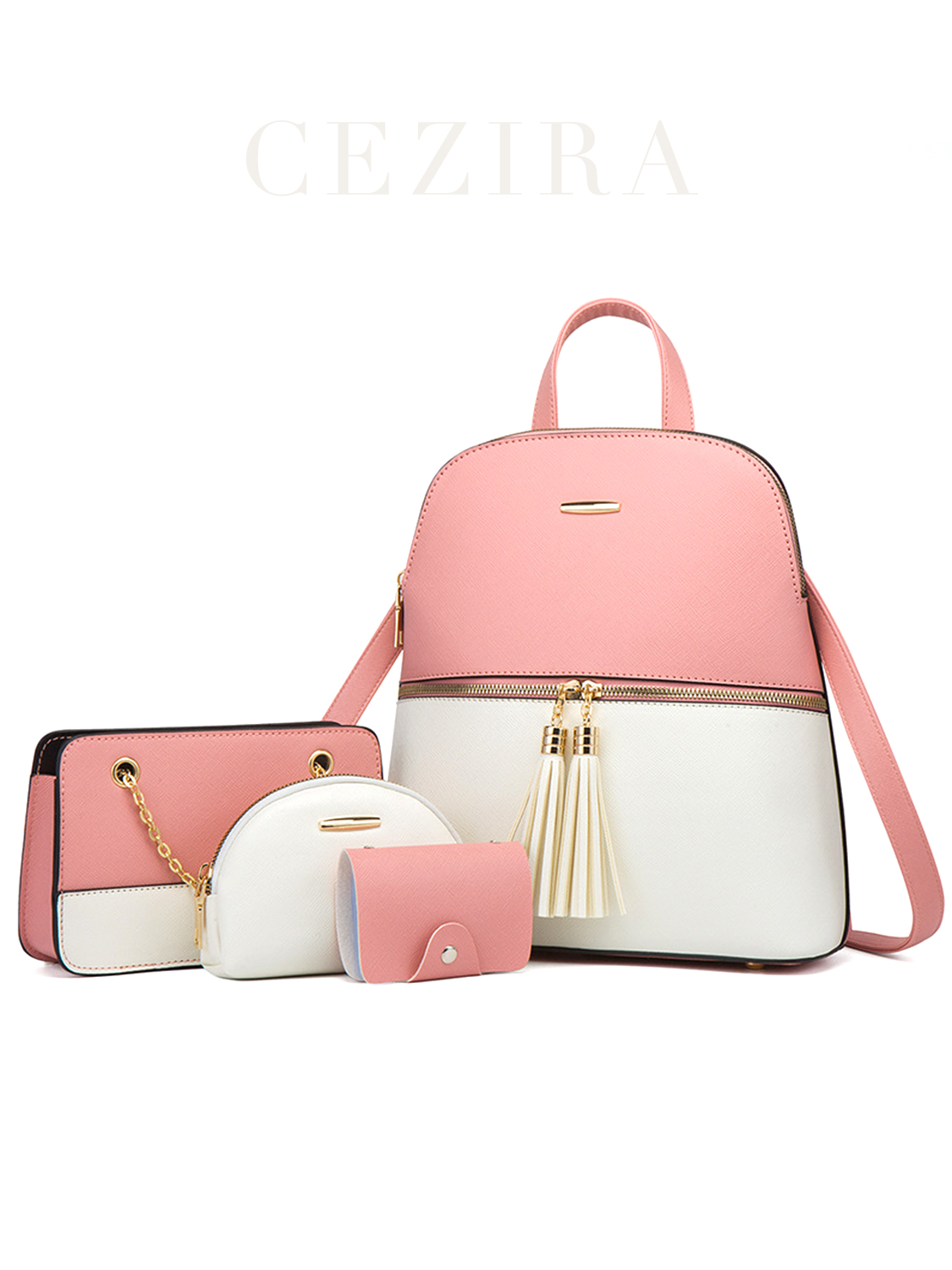 4 PCS Bags Set Women's Fashion - Luxury Bags With Zipper avaliação e preço
