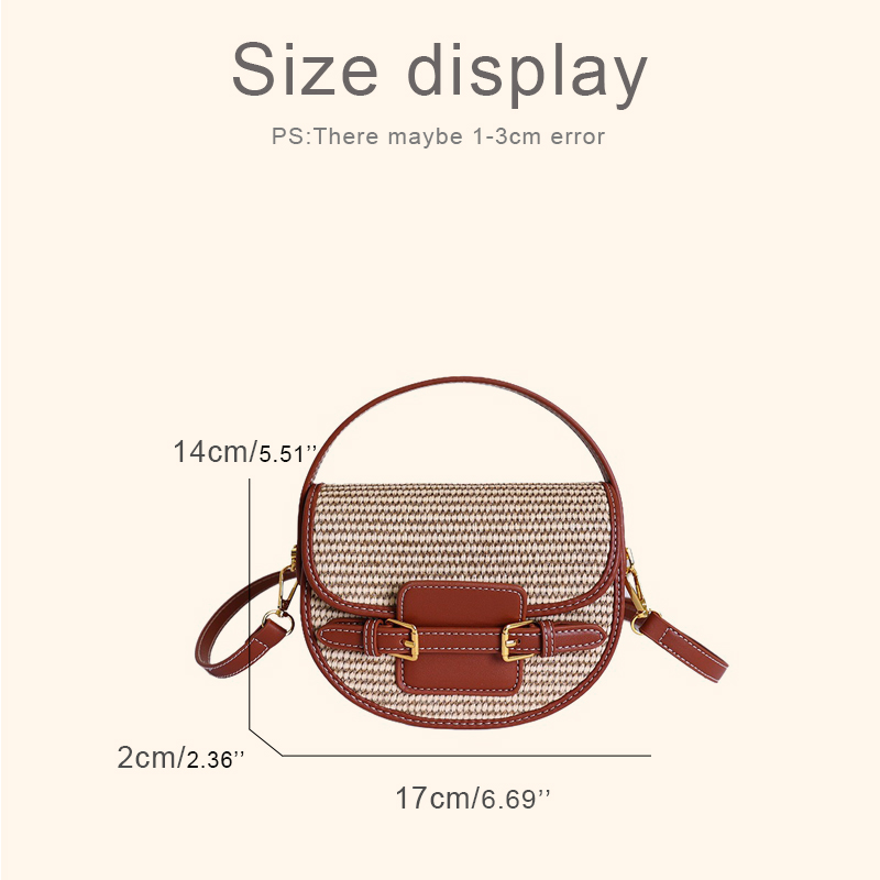 England Style Mini Straw Saddl - Luxury Bags Women avaliação e preço