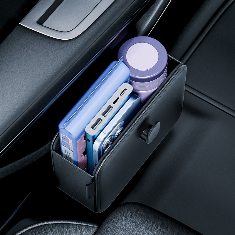 Car Door Storage Pockets Hangi - Key Holder Leather Pouch avaliação e preço