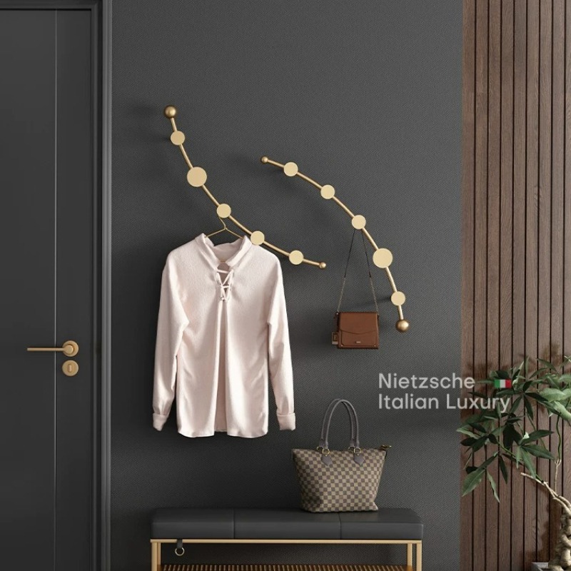 Light Luxury Wall Mounted Coat - Luxury Bags Entry avaliação e preço