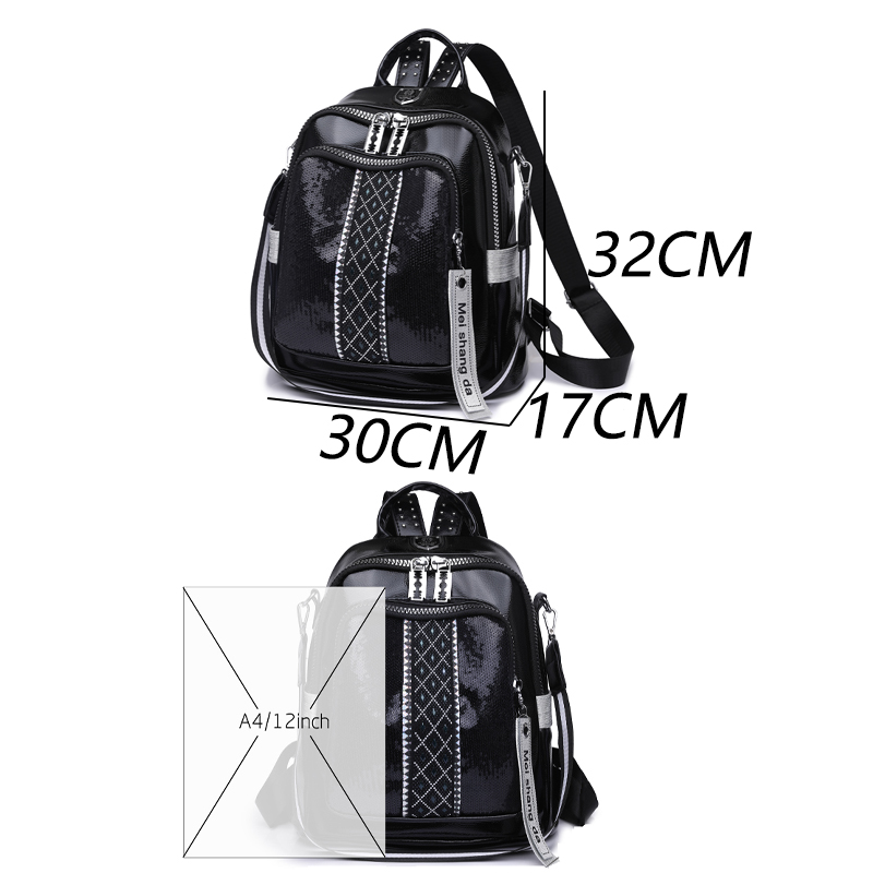 Large Capacity Leather Backpac - Key Holder Leather Pouch avaliação e preço
