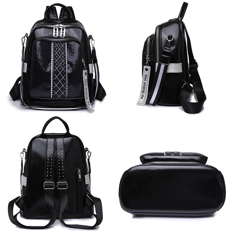 Large Capacity Leather Backpac - Key Holder Leather Pouch avaliação e preço