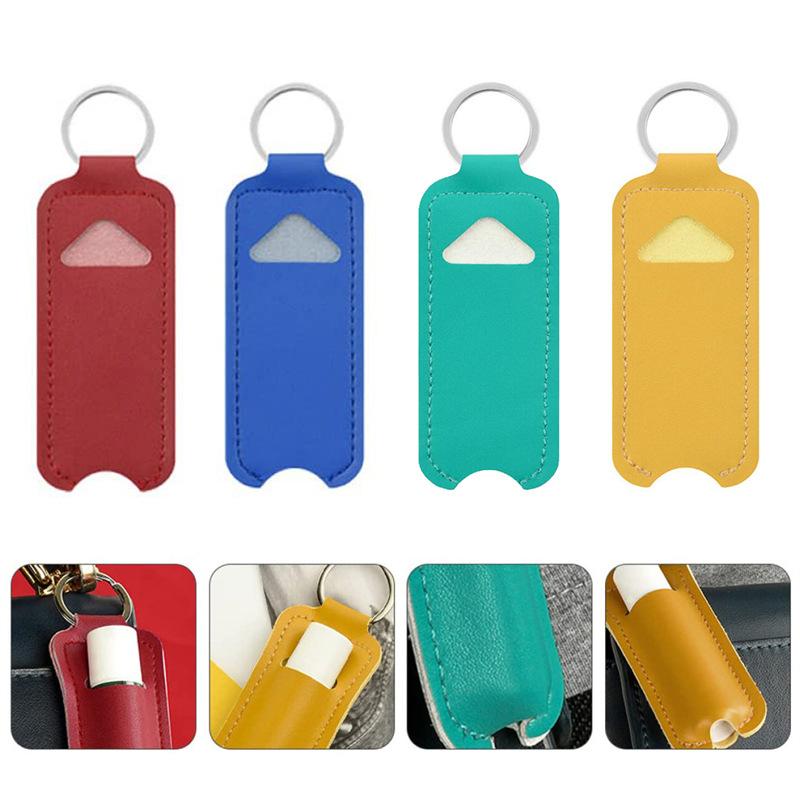 Pu Leather Chapstick Pouch Key - Key Holder Leather Pouch avaliação e preço