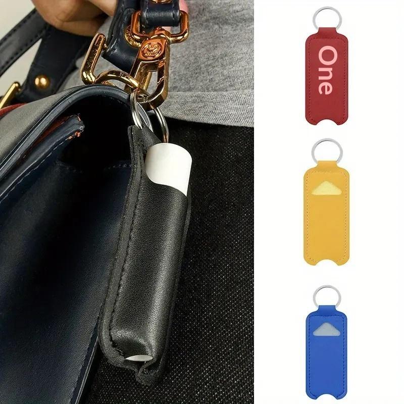 Pu Leather Chapstick Pouch Key - Key Holder Leather Pouch avaliação e preço