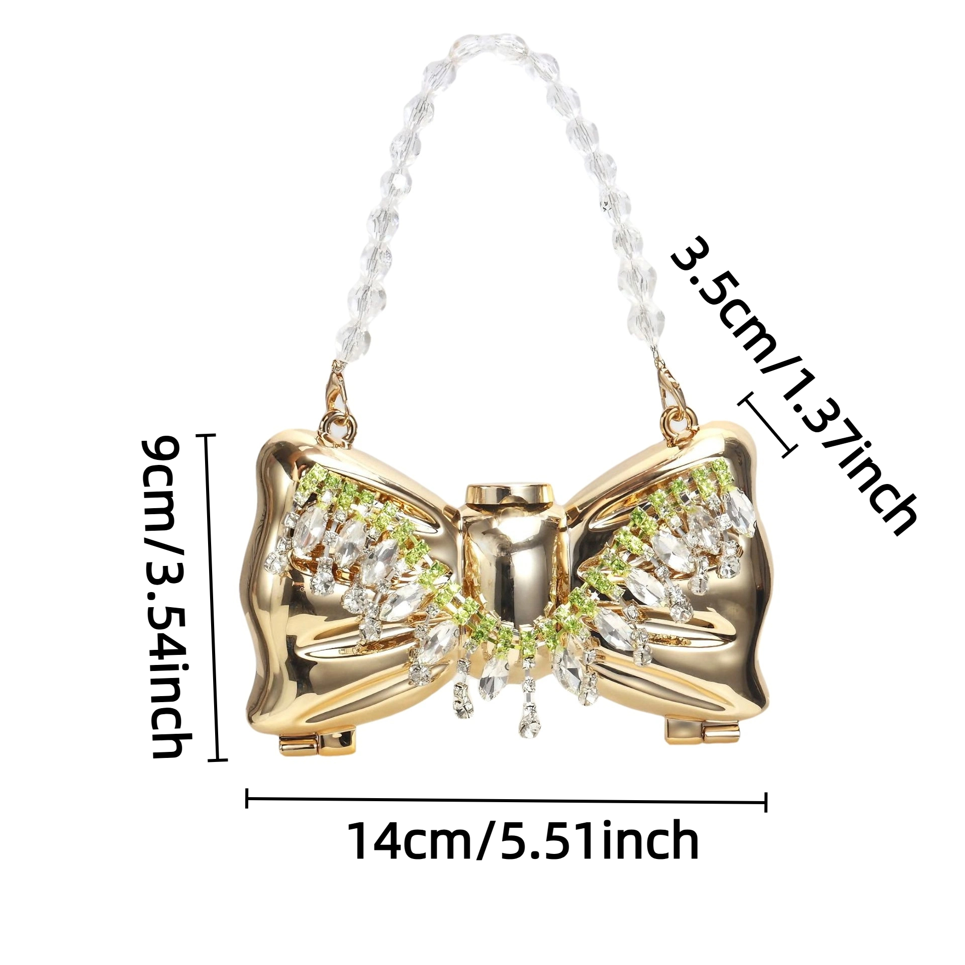 Luxury Fashion Metal Mini Hand - Luxury Bags With Zipper avaliação e preço